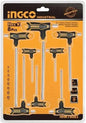 Ingco 8-piece T-handle Torx key set