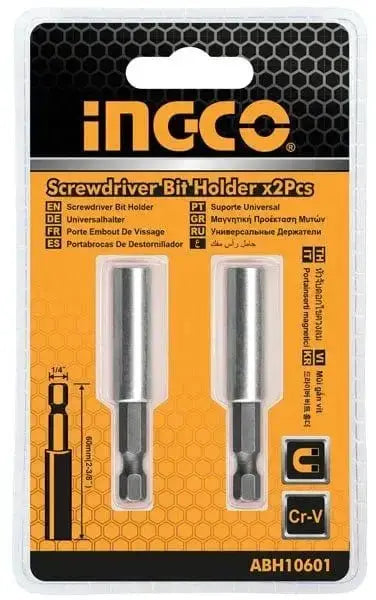 Bit-Halter-Set 2tlg. 60mm magnetisch ingco