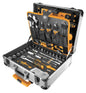 147-piece tool set in a wheeled case with handle Ingco
