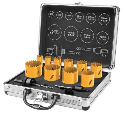 Set12 seghe a tazza bimetal 20-50mm ingco