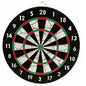 Abbey Darts Flock II 52AL Dartboard Set - Double-Sided Dartboard with 6 Darts