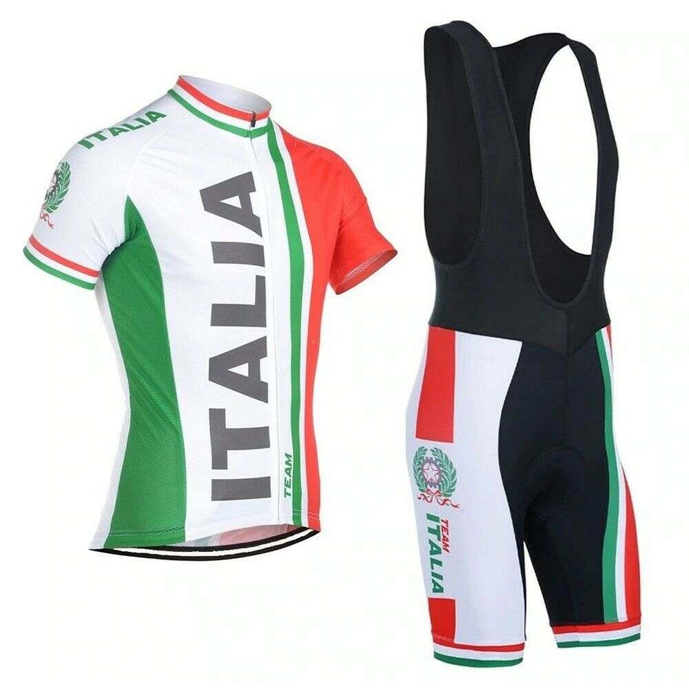 Completino Ciclismo Italia Uomo – Maglia + Pantaloncini Estate