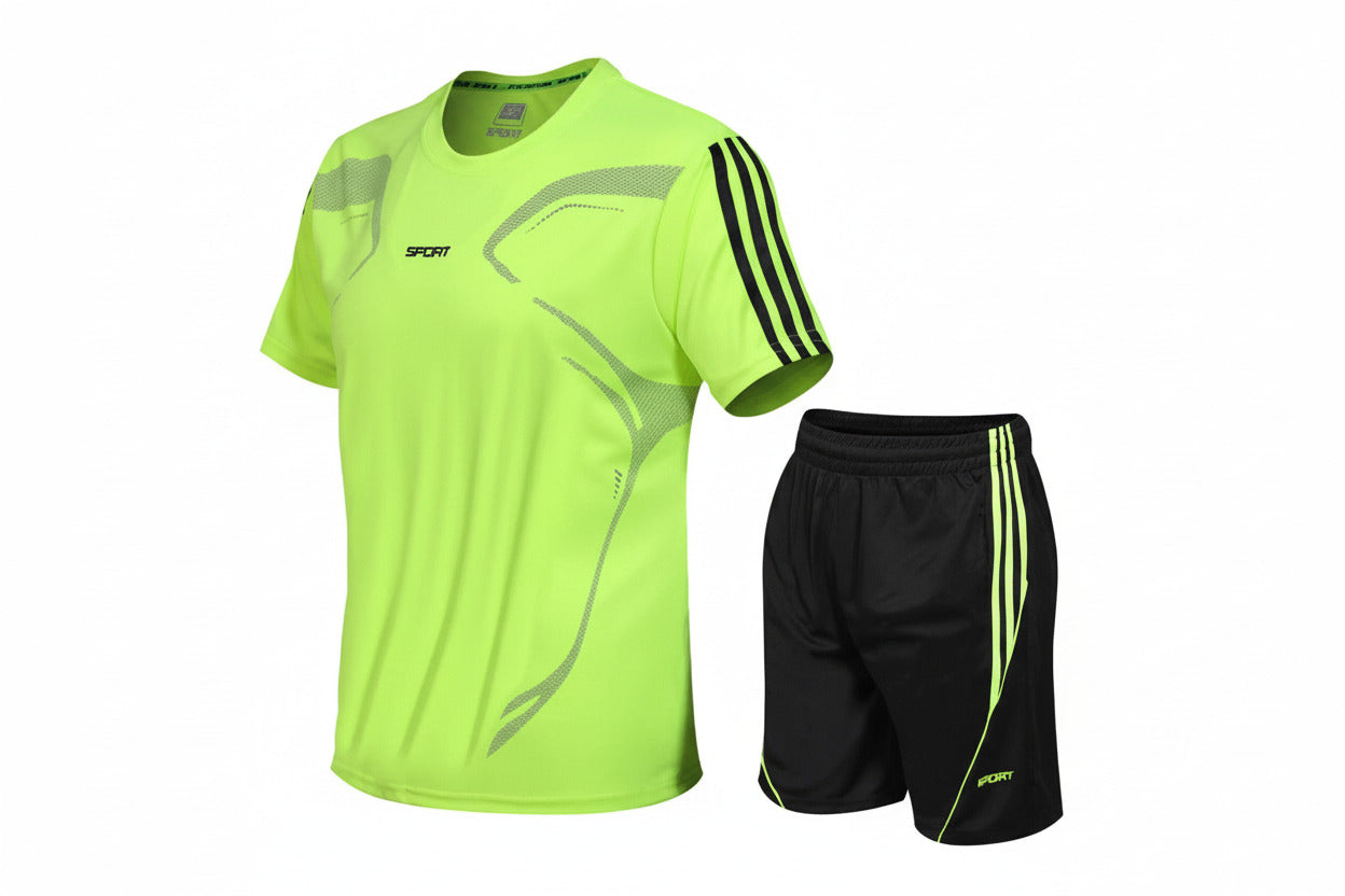 Tuta Uomo Fitness e Running – Completo Sportivo Tecnico Palestra