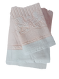 Set Spugna Angioletti 1+1 in Cotone Egiziano Jacquard