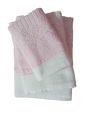 Set Spugna Angioletti 1+1 in Cotone Egiziano Jacquard