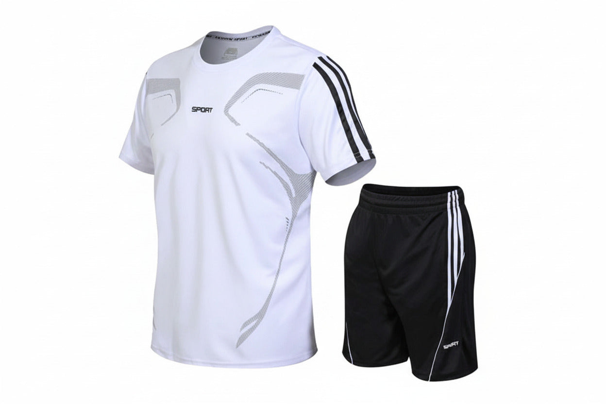 Tuta Uomo Fitness e Running – Completo Sportivo Tecnico Palestra