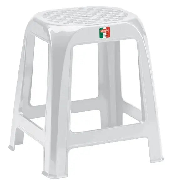 Sgabello elfo bianco
