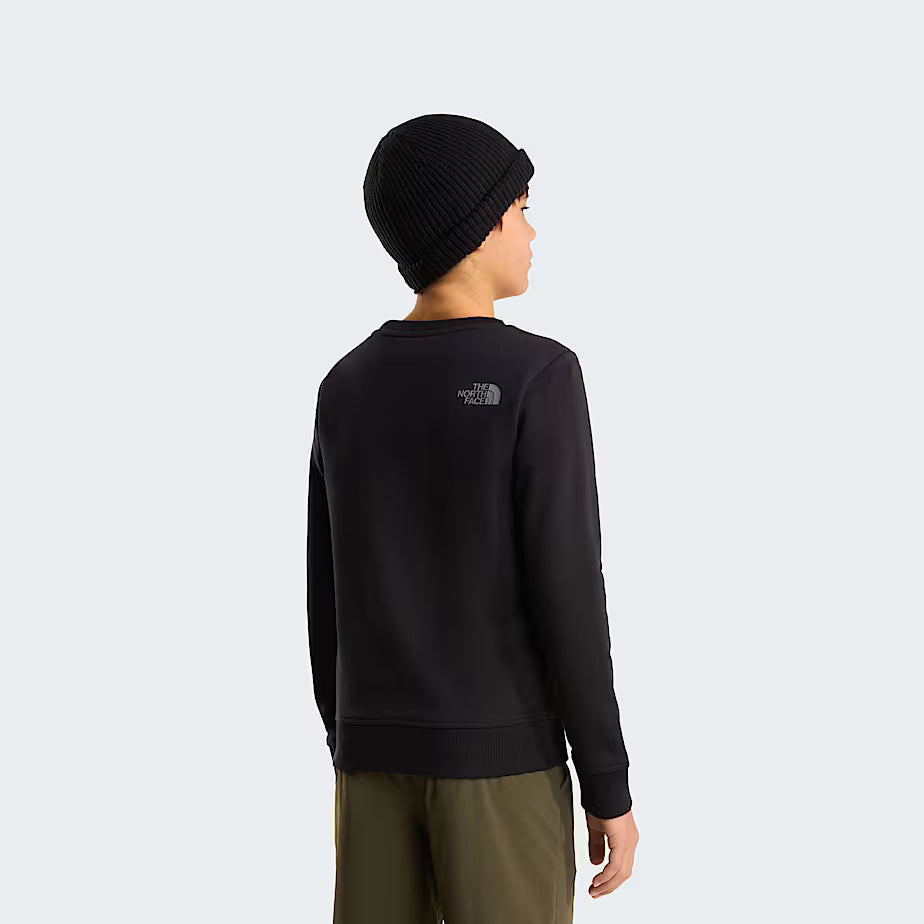 The North Face Drew Peak Crew NF0A8AXXJK3 – Felpa Girocollo Junior Nera