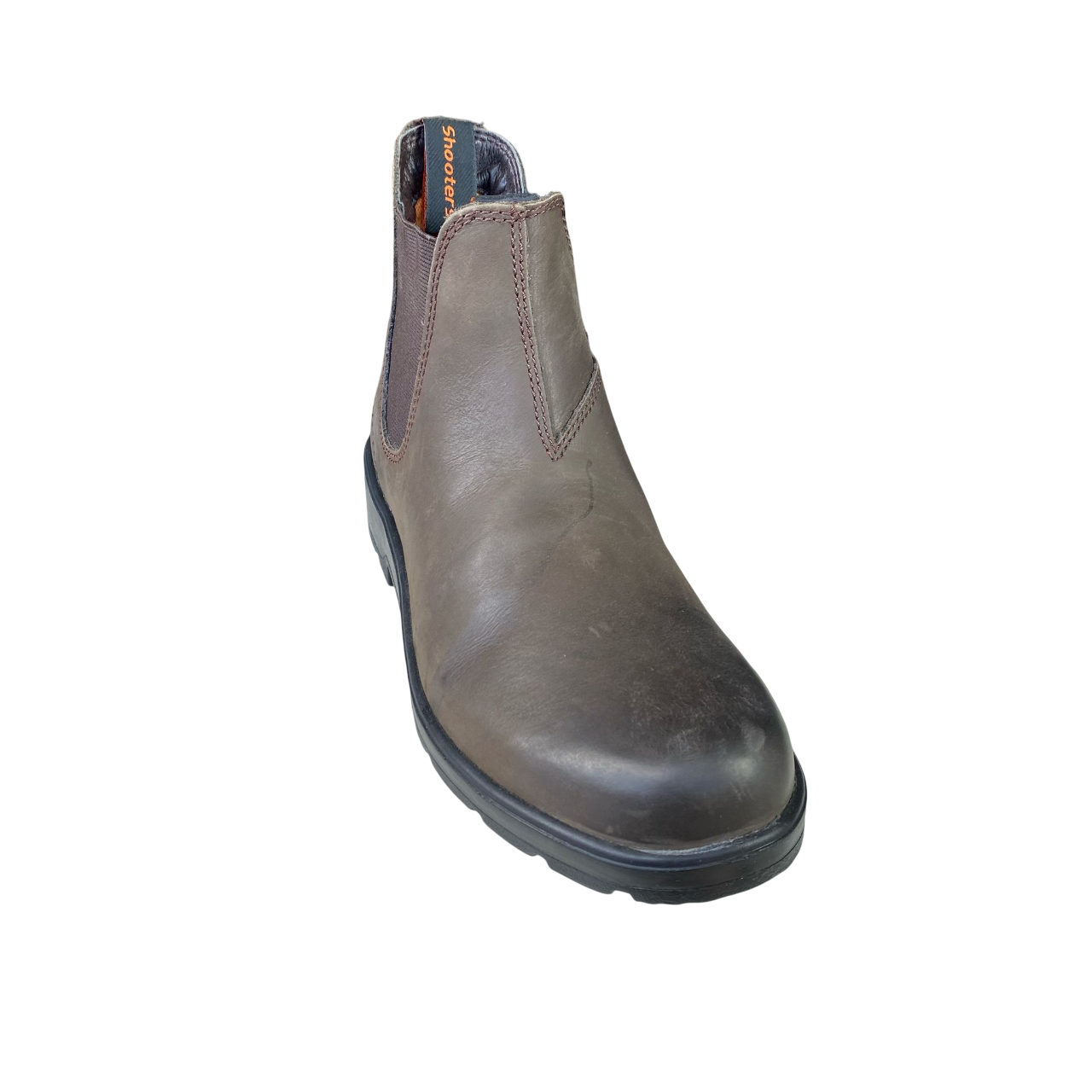 Shooters Stivaletto Anfibio Uomo Elastico S1207-06 Caffè Espresso Pelle Crazy Horse