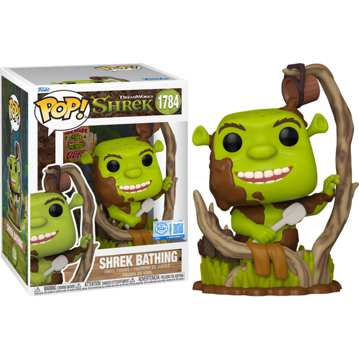 Funko Pop! Movies – Shrek (1784) Shrek badend Vinylfigur 10 cm