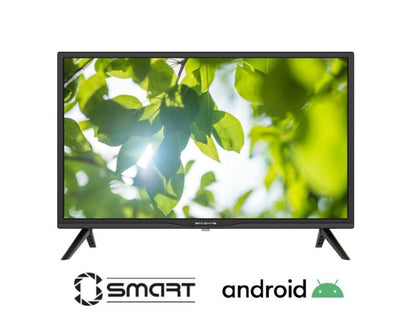 Sinudyne Tv Led 24" Pollici 12V Hd Dvb-T2/S2 Hdmi Spdif Scart Hotel Camper Barca