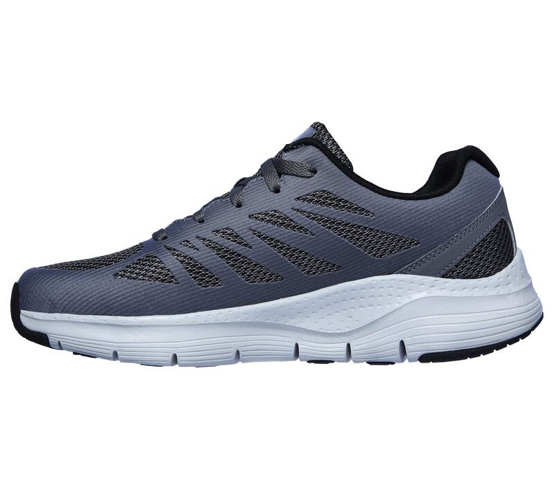 Skechers Arch Fit Charge Back 232042 CCBK Scarpe Walking Uomo Charcoal Black