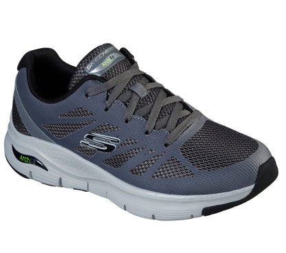 Skechers Arch Fit Charge Back 232042 CCBK Scarpe Walking Uomo Charcoal Black