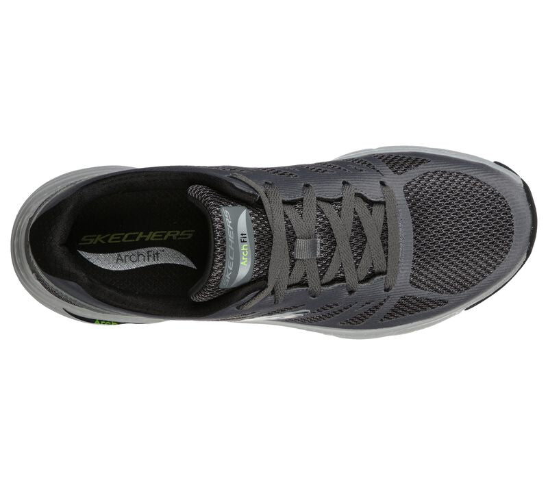 Skechers Arch Fit Charge Back 232042 CCBK Scarpe Walking Uomo Charcoal Black
