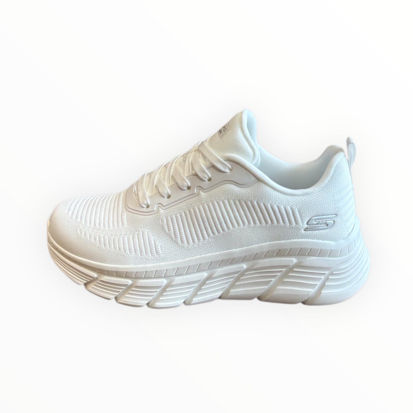 Skechers BOBS B Flex Hi Flying Hi Lifestyle Sneakers Donna Bianco 117385
