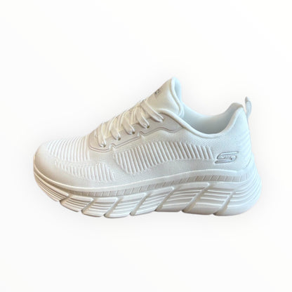 Skechers BOBS B Flex Hi Flying Hi Lifestyle Sneakers Donna Bianco 117385