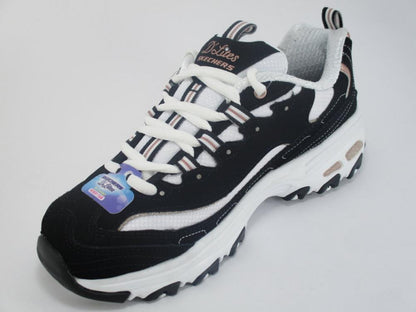 Skechers D'Lites Devoted Fan 13154/BKRG Nero | Sneaker Donna Chunky Memory Foam