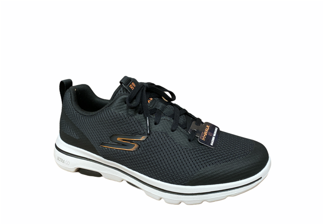 Skechers Go Walk 5 Squall 216011/BKOR - Scarpe Walking Uomo Memory Foam
