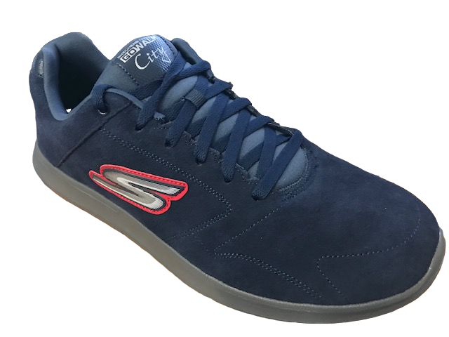 Skechers Go Walk City Challenger 53828 NVRD Scarpe Walking Uomo Blu