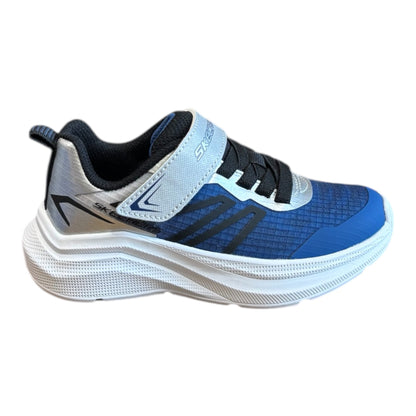 Skechers Microspec Velocity 404125L NVSL Navy/Silver Bambino