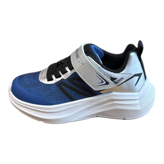 Skechers Microspec Velocity 404125L NVSL Navy/Silver Bambino