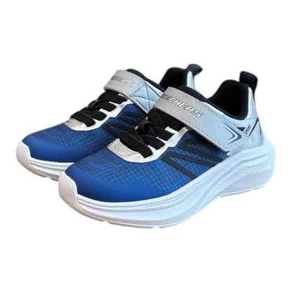 Skechers Microspec Velocity 404125L NVSL Navy/Silver Bambino