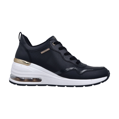 Skechers Million Air Hotter Air | Sneakers Donna Nero Comfort 155399