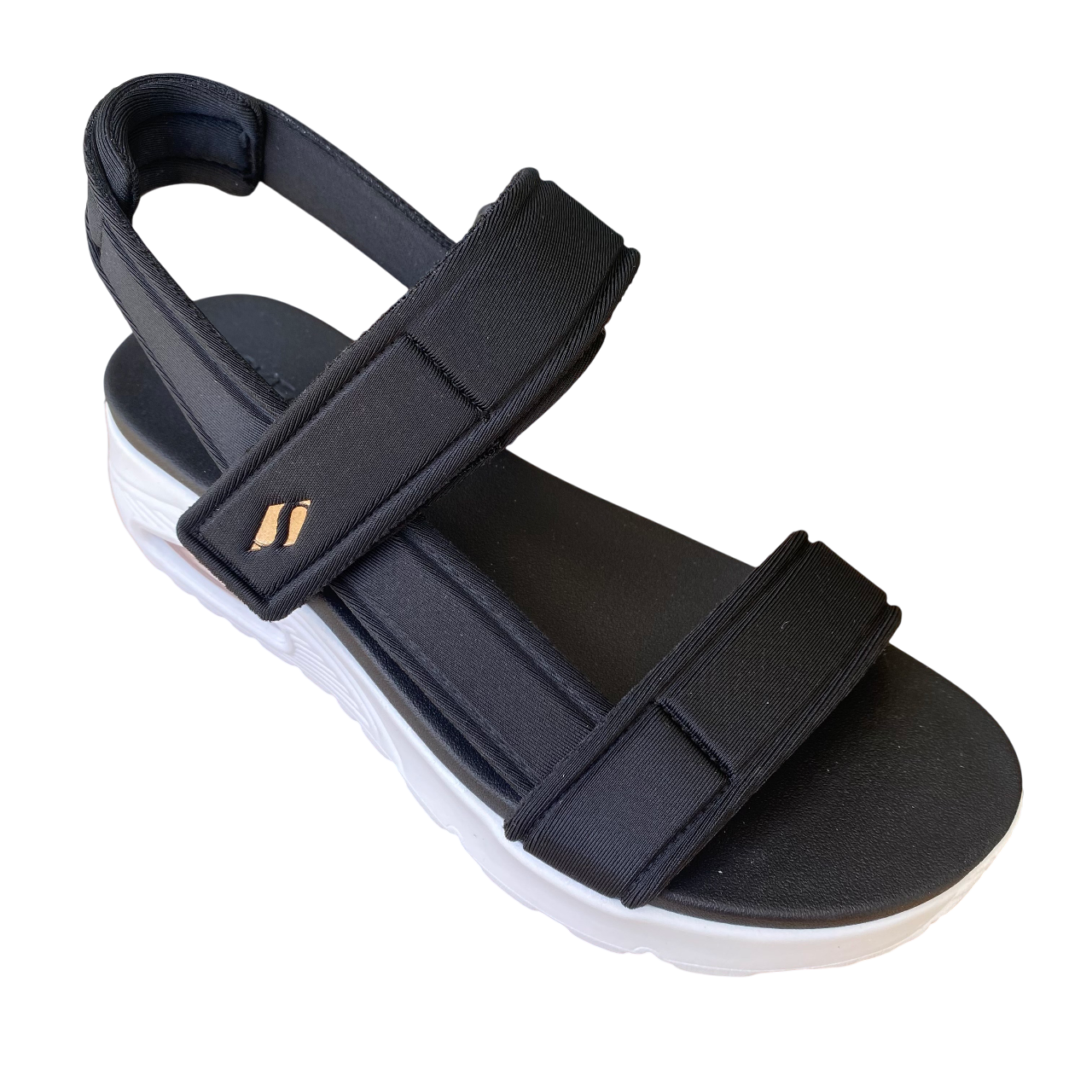 Skechers Sandali Uno Summer Stand2 Neri Donna 119813 - Vegan