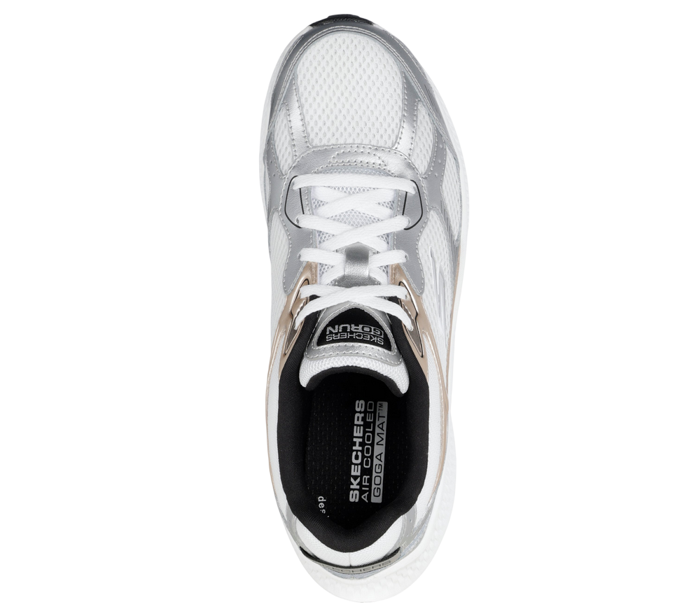 Skechers Scarpe Running Donna GO RUN Consistent 2.0 Volt 128633/WSBK Bianco