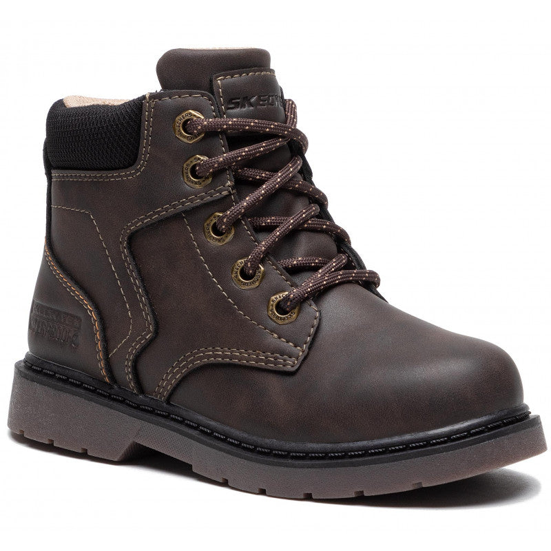 Skechers Scarponcino Junior Rivitz Bradly 405641L-CHOC Cioccolato