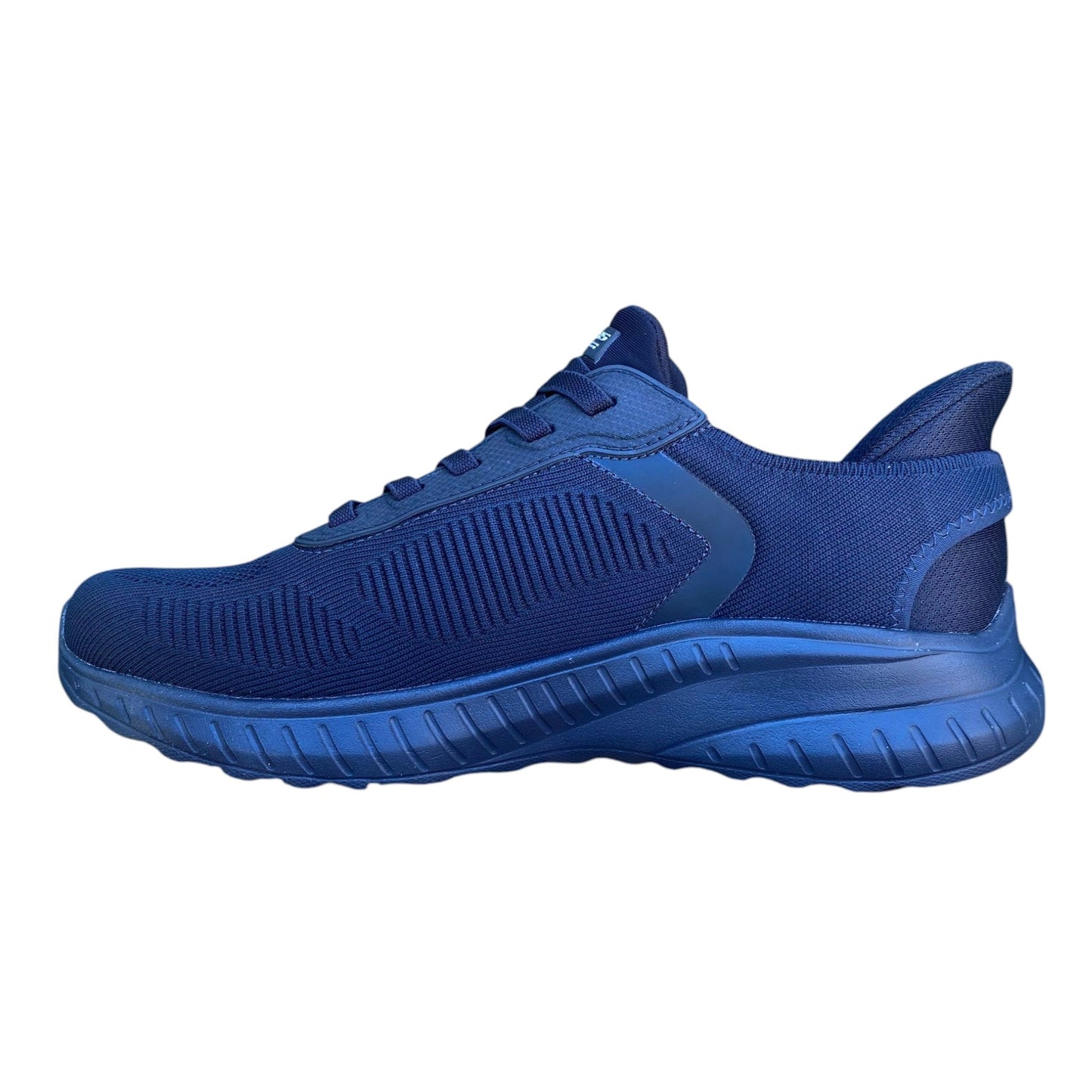 Skechers scarpa uomo Slip-ins BOBS Sport Squad Chaos Solid Step 118312/DKNK blu scuro