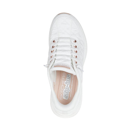 Skechers Slip-ins Contour Foam Lifestyle Sneakers Donna Bianco Rosa Oro - 150413/WTRG