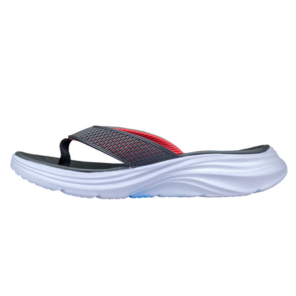 Skechers Infradito Uomo Vapor Foam Sandal Sayto Nero Rosso - 232894-BKRD