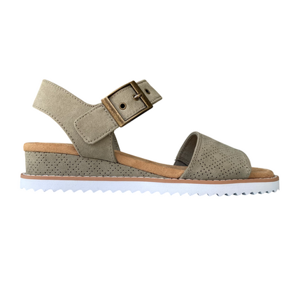 Skechers sandalo da donna BOBS Desert Kiss Serendipitous 114147/OLV oliva
