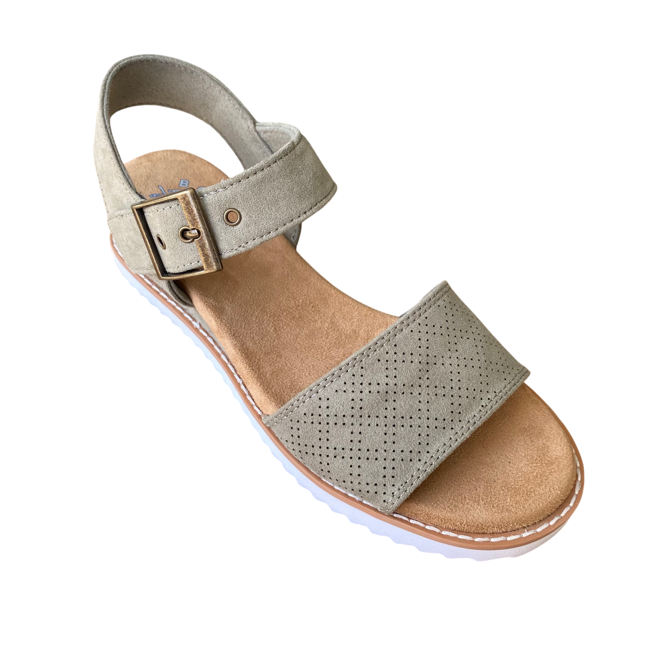 Skechers sandalo da donna BOBS Desert Kiss Serendipitous 114147/OLV oliva