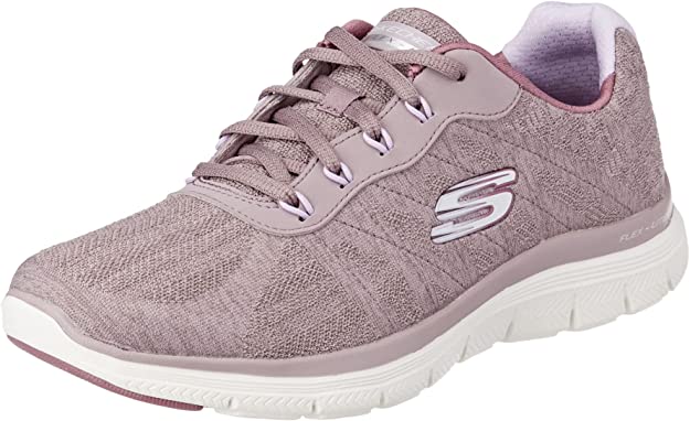 Skechers Flex Appeal 4.0 Fresh Move 149570-MVE Mauve Scarpa Fitness Walking Donna Memory Foam