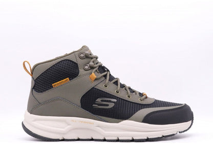 Skechers Scarpe Trail Escape Plan 2.0 Woodrock 51705-OLBK Verde Oliva Nero Uomo