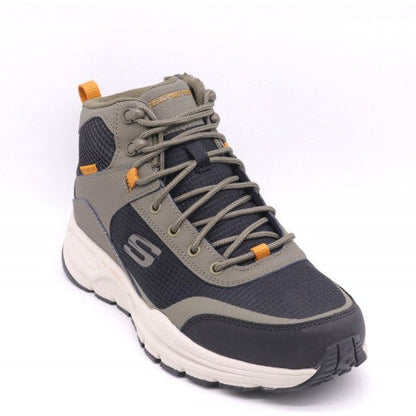 Skechers Scarpe Trail Escape Plan 2.0 Woodrock 51705-OLBK Verde Oliva Nero Uomo