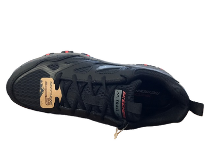 Skechers Scarpe Trail Uomo Hillcrest 237265-BKCC Nero Carbone Memory Foam