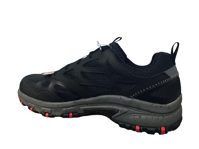 Skechers Scarpe Trail Uomo Hillcrest 237265-BKCC Nero Carbone Memory Foam