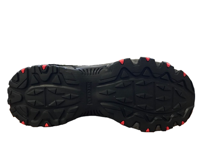 Skechers Scarpe Trail Uomo Hillcrest 237265-BKCC Nero Carbone Memory Foam