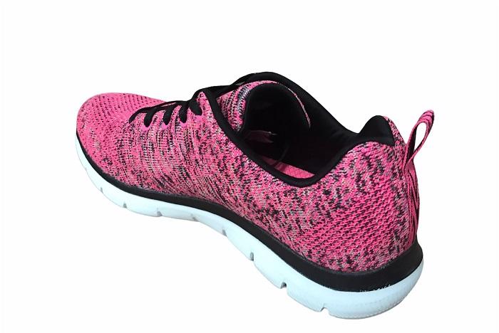 Skechers Flex Appeal 2.0 High Energy 12756/HPBK Hot Pink Black - Scarpa Fitness Donna