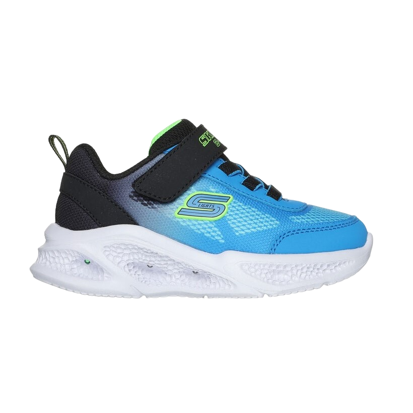 Skechers scarpa da ginnastica da bambino con luci Meteor Lights Krendox 401495N/BKBL nero-blu