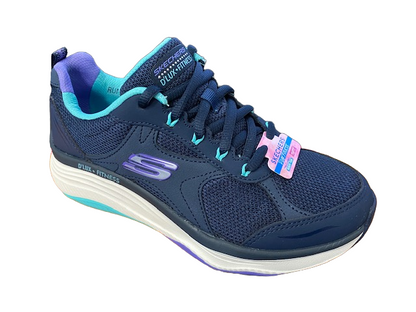 Skechers D'Lux Perfect Timing Relaxed Fit 149836 NVMT Sneakers Donna Navy Multi