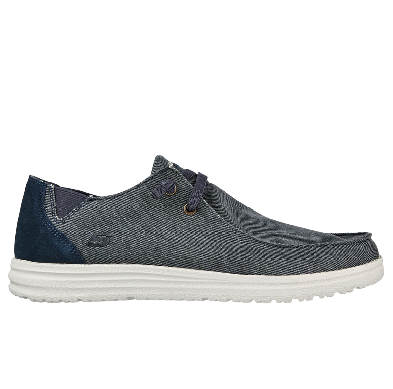 Skechers Melson Raymon Mocassino Slip-On Uomo Blu - 66387/BLU