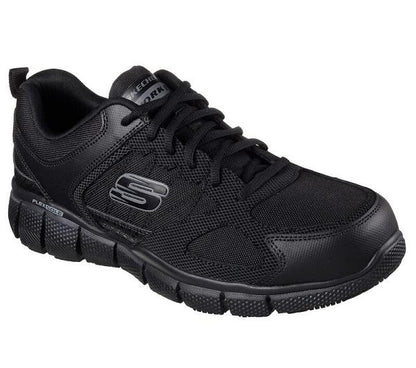 Skechers Scarpa Antinfortunistica Uomo Work Telfin Sanphet 77152EC-BLK Nero