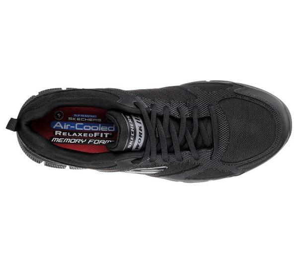 Skechers Scarpa Antinfortunistica Uomo Work Telfin Sanphet 77152EC-BLK Nero
