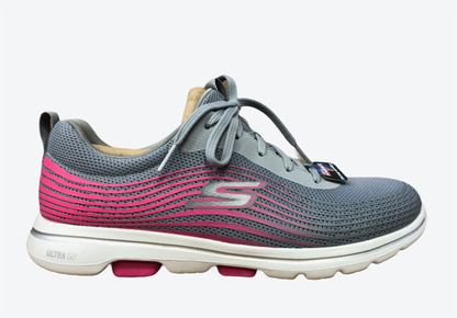 Skechers Go Walk 5 Exotic 124009/GYPK - Scarpe Walking Donna Memory Foam
