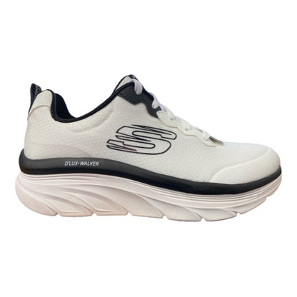 Skechers D'Lux Walker Be Easy 149319/WBK Donna Scarpe Walking Bianco Nero