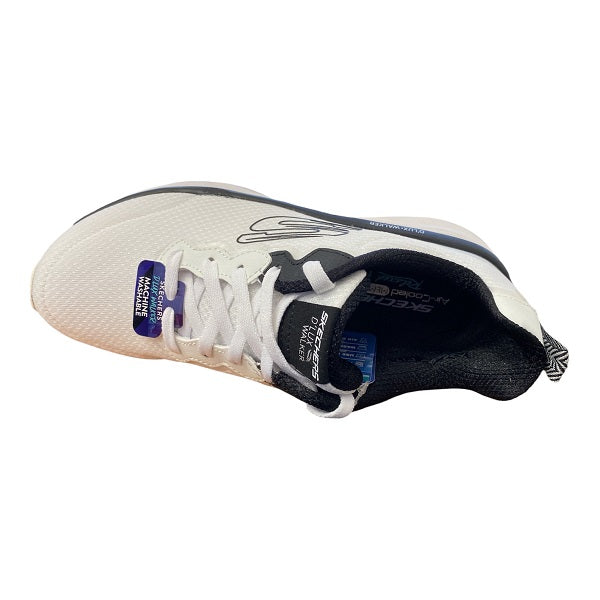Skechers D'Lux Walker Be Easy 149319/WBK Donna Scarpe Walking Bianco Nero